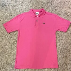 Lacoste Men's Vibrant Pink Polo Shirt